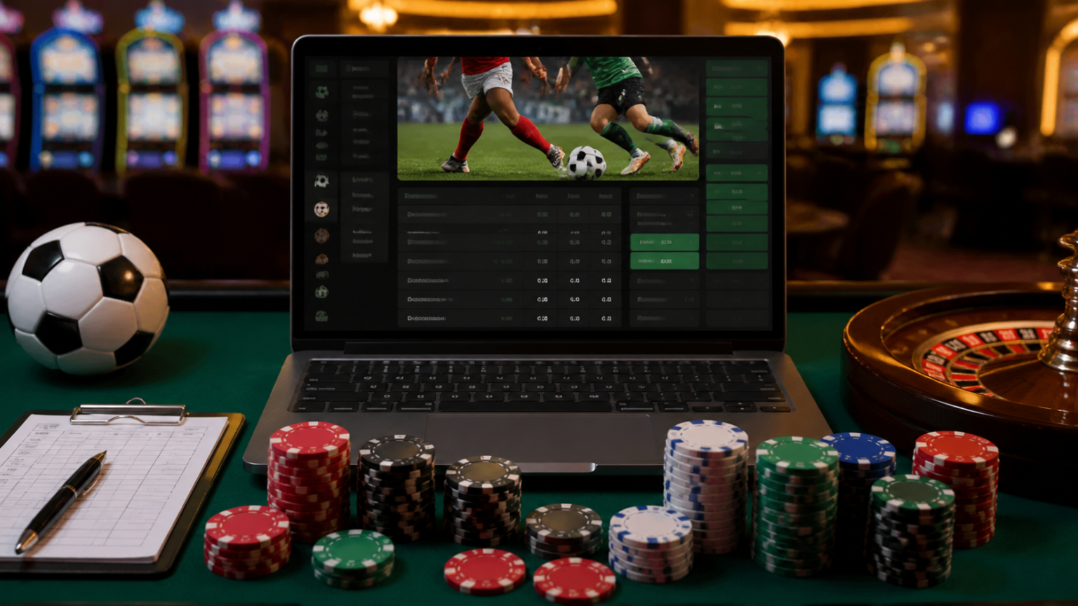 Sports Betting Sites Singapore: A Practical Reader’s Guide Sports betting setup with laptop, odds, and betting slip